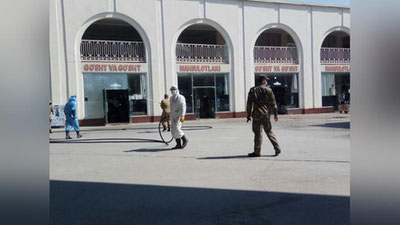 Изрображение 'В столице продолжается масштабная дезинфекция базаров (видео)'