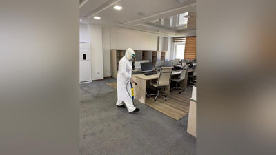 Изрображение 'Филиал "Народного банка" в Музрабаде закрыт на карантин'