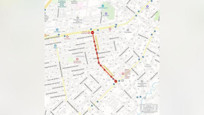 Изрображение 'В Мирзо-Улугбекском районе на месяц закрыли улицу для движения'