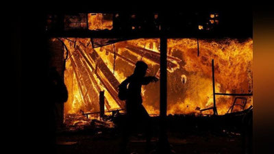 Изрображение 'В американском Миннеаполисе введен режим ЧС из-за погромов (видео)'