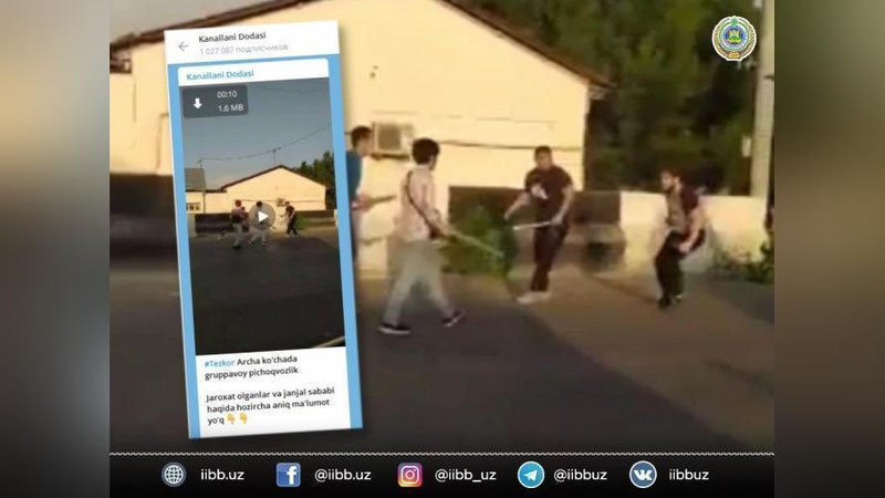 'Toshkentning "Archa ko`chasi"da kuppa-kunduzi ommaviy pichoqbozlik bo`ldi (video)'ning rasmi