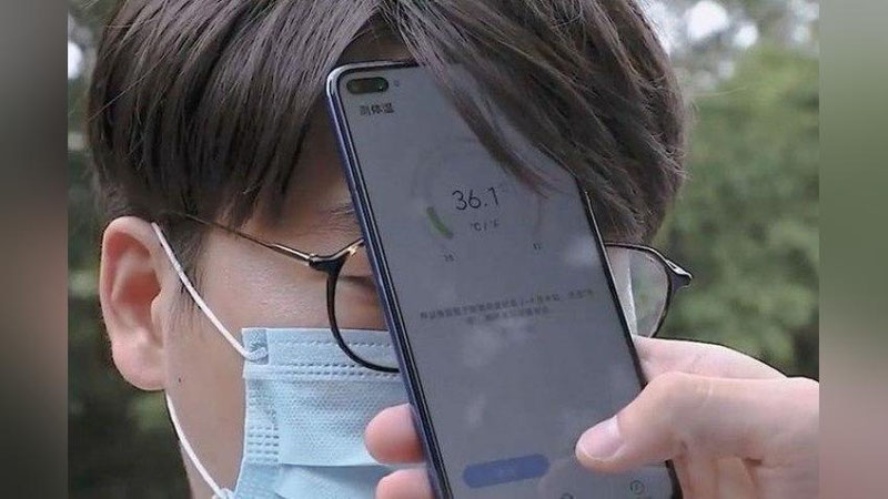 'Хитойнинг Huawei компанияси тана ҳароратини ўлчаш имкониятига эга янги смартфонини тақдим этди'ning rasmi