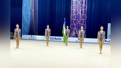 Изрображение 'Нашим гимнасткам пришлось выступать три раза из-за сбоев связи на онлайн турнире'