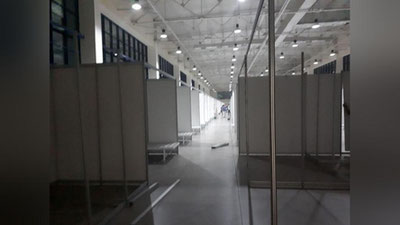 Изрображение 'В соцсетях появились сообщения о переоборудовании Узэкспоцентра в госпиталь (видео)'