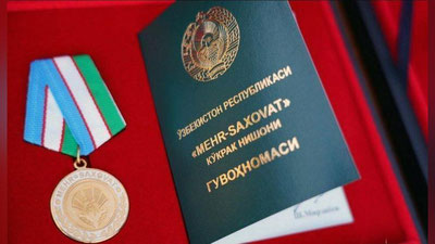 '"Mehr saxovat" ko`krak nishoniga so`xliklar loyiqmi?'ning rasmi