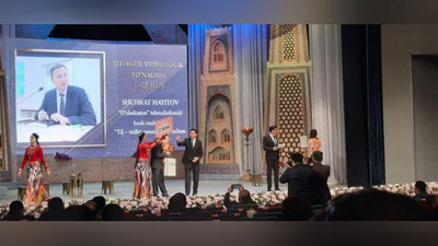 '“Qadring baland bo`lsin, ona tilim” xalqaro tanlovi g`oliblari munosib taqdirlandi (G`oliblar ro`yxati)'ning rasmi