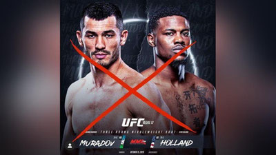 Изрображение 'У Махмуда Мурадова за три дня до боя выявили коронавирус'