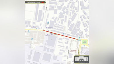 'Toshkentdagi ayrim ko`chalarda avtomobillar harakati vaqtincha to`xtatildi'ning rasmi