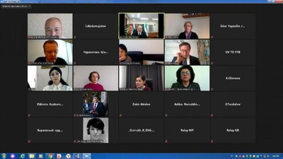 'Toshkent bilan Gaaga shaharlari onlayn munozaralar orqali bog`landi'ning rasmi