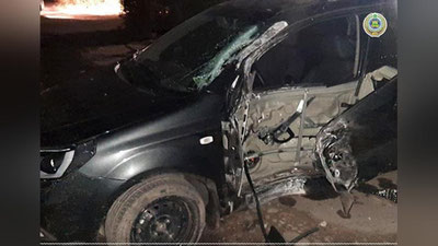 Изрображение 'Сотрудник автомойки, сев за руль вверенной ему машины, попал в ДТП на Сергели'