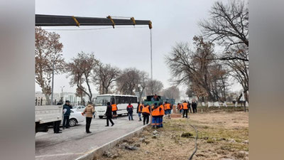 'Poytaxtda ko`pdan beri yopiq turgan yo`lning ochilish ishlari boshlandi'ning rasmi