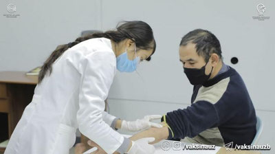 'Ayni paytga qadar O`zbekistonda qancha odam koronavirusga qarshi emlangani ma`lum qilindi'ning rasmi