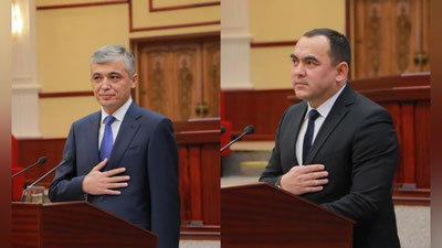 'Ikki nafar Hukumat a`zosining nomzodi ko`rib chiqildi va ma`qullandi'ning rasmi