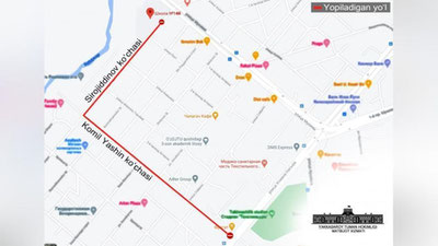 Изрображение 'В Яккасарайском районе из-за военно-патриотического парада временно закроют улицу'