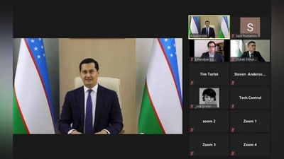 Изрображение 'В формате онлайн начало свою работу 25-е заседание Узбекско-Британского совета'