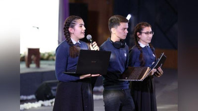 Изрображение 'В Ташкенте школьники создали мобильное приложение для любителей творчества Навои'