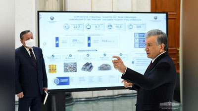 Изрображение 'Шавкату Мирзиёеву презентовали новые инвестиционные проекты в двух регионах'