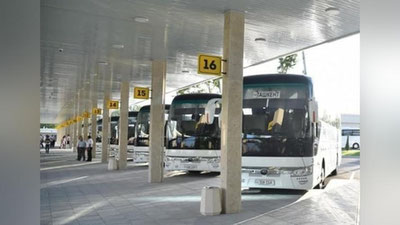 Изрображение 'Автобусные рейсы из Ташкента в области временно отменены'