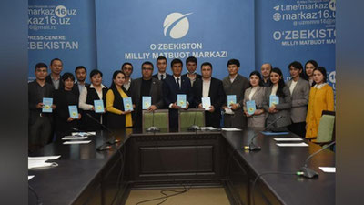 'O`zbekiston yoshlarining sara maqolalari jamlangan “Umid yog`dusi" to`plami nashrdan chiqdi'ning rasmi
