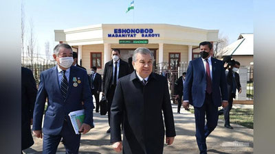 Изрображение 'Шавкат Мирзиёев побывал в махалле Эшонобод (фото)'