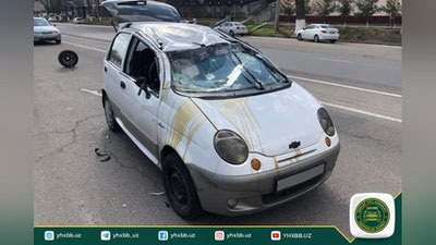 'Toshkentda yo`l notekisligi sabab "Matiz"lar ishtirokida mudhish YTH sodir bo`ldi'ning rasmi