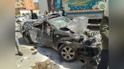 'Toshkentda 3ta avtomobil va avtobus ishtirokida katta YTH sodir bo`ldi (foto)'ning rasmi