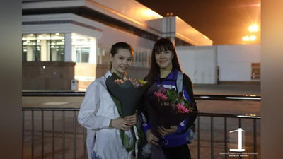 'Qilichbozlik bo`yicha jahon chempionatida muvaffaqiyatli qatnashgan sportchilarimiz munosib kutib olindi'ning rasmi