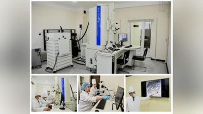 'O`zbekistonga 100 nanometrli koronavirusni million marta kattalashtirib, 10 sm qilib ko`rsatadigan noyob elektron mikroskop olib kelindi'ning rasmi