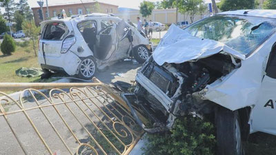 'Qoidabuzar haydovchi sodir etgan avtohalokat tufayli “Spark” avtomobilini boshqarib kelayotgan marg`ilonlik erkak fojiali o`lim topdi'ning rasmi