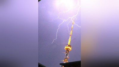 'Toshkent teleminorasini chaqmoq urgani bo`yicha rasmiy ma`lumot berildi (video)'ning rasmi