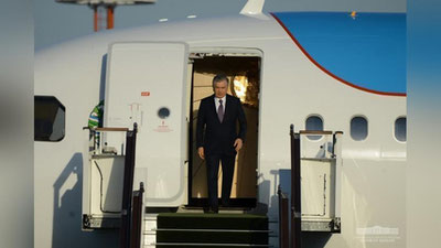 'Prezident Toshkentga qaytdi'ning rasmi
