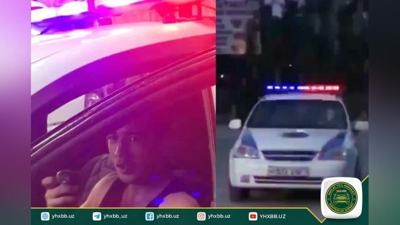 '"Siz mobodo TikTokchi emasmisiz?" –"Siz mobodo TikTokchi emasmisiz?" – Andijonda IIB xodimining xizmat mashinasini haydagan tiktoker va inspektorga chora ko‘rildi'ning rasmi