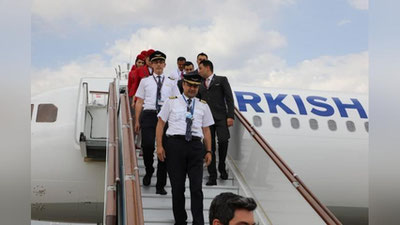 Изрображение 'Turkish Airlines совершила первый рейс из Стамбула в Фергану (фото)'