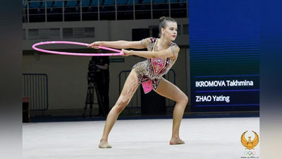 Изрображение 'В Ташкенте стартовал чемпионат Азии по художественной гимнастике'