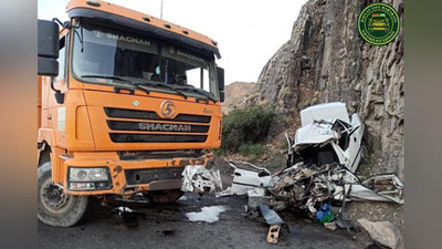 Изрображение 'Страшное ДТП на трассе в Джизакской области унесло жизни 2-х человек (видео)'