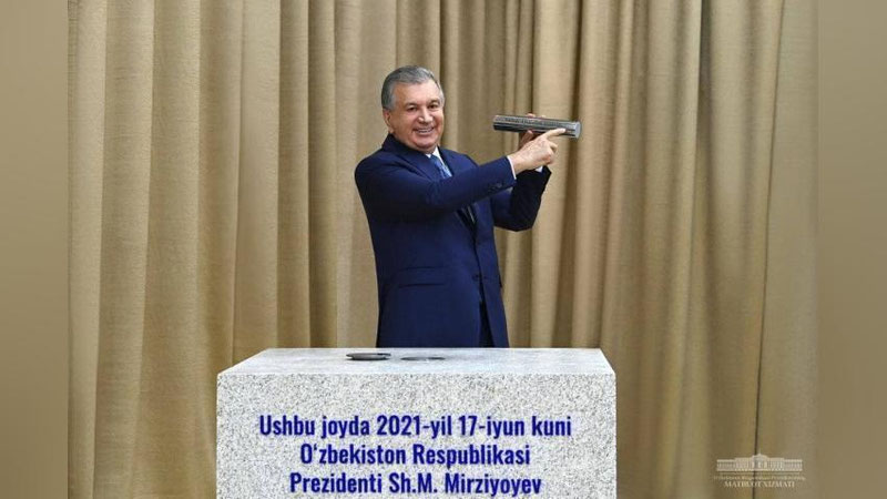 'Yangi O`zbekistonning yangi Andijoniga tamal toshi qo`yildi(foto)'ning rasmi