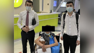 'Ehtiyotsizlik sabab ikki oyog`idan ayrilgan va xotirasini yo`qotgan ayol O`zbekistonga qaytarildi'ning rasmi