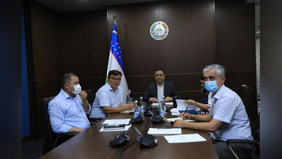 'Innovasion rivojlanish vaziri Jahon banki loyihasi Xalqaro ekspert kengashi a`zolari bilan muzokaralar o`tkazdi'ning rasmi