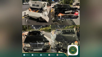 'Toshkentda 2 ta "Mercedes-Benz" va "Nissan" ishtirokida YTH sodir bo`ldi'ning rasmi