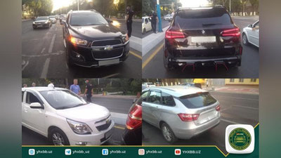Изрображение 'В Ташкенте пять автомобилей врезались друг в друга по цепочке'