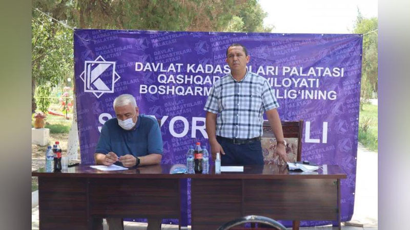 'Президент эътирозидан сўнг Қашқадарёда кадастрга оид мурожаатлар сайёр қабулларда қайта кўриб чиқилмоқда'ning rasmi