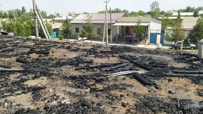 'Pastdarg`omda bir biriga tutash qurilgan uylar yonib ketdi'ning rasmi