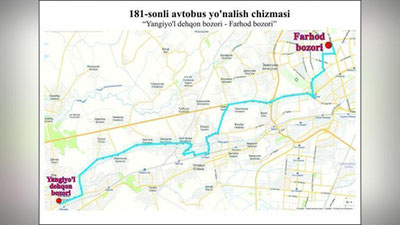 'Toshkentda yangi avtobus yo`nalishi harakati tashkil etildi'ning rasmi