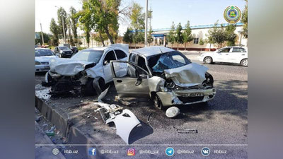 Изрображение 'В Ташкенте в ДТП с участием "Матиза" и "Нексии" пострадали 3 человека'
