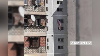 Изрображение 'Сотрудник ГУВД спас девушку во время попытки сброситься с 8 этажа (видео)'