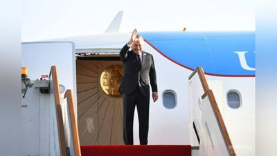 'Prezidentning ShHT Dushanbe sammiti tadbirlaridagi ishtiroki yakuniga etdi'ning rasmi