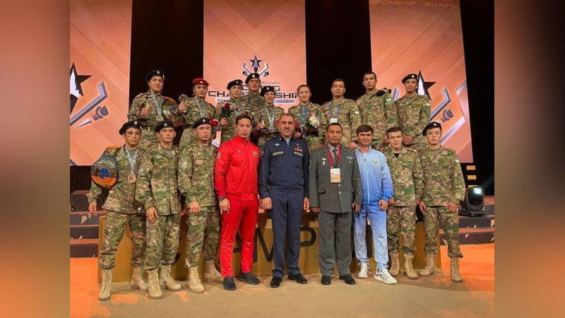 'O`zbekistonlik harbiy bokschilar Jahon chempionatida 7 ta medalga ega chiqishdi'ning rasmi