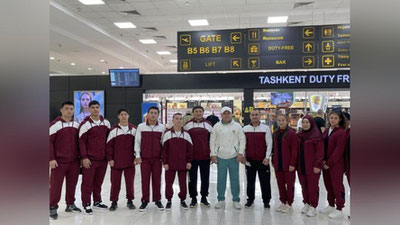 'Yosh og`ir atletikachilar jahon chempionatida ishtirok etish uchun  Saudiyaga ketishdi'ning rasmi