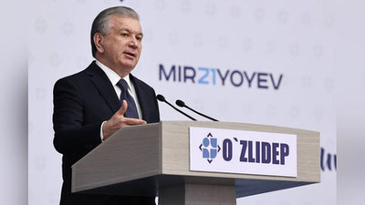 '"Nasaf “Madina” degan oliy maqomga sazovor bo`lgan". Shavkat Mirziyoev saylovchilar bilan uchrashuvni Qashqadaryo tarixini eslashdan boshladi'ning rasmi