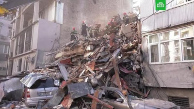 Изрображение 'Момент обрушения многоэтажного дома в Батуми попал на видео'